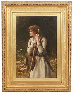Francis John Wyburd 'Young Woman' Painting