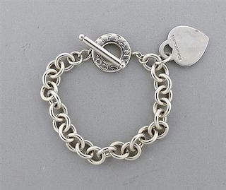 Tiffany &amp; Co Sterling Silver Return To Tiffany Tag Bracelet