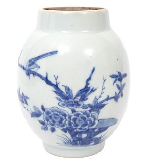 Chinese Porcelain Blue and White Jar