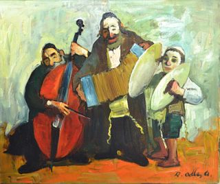 Adolf Adler Original painting on canvas 