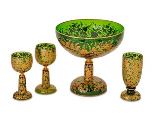 A group of Murano Cenedese glassware