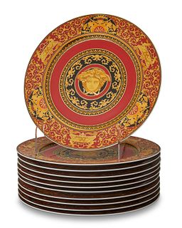 A group of Versace "Medusa" charger plates