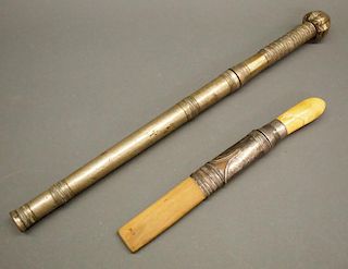 2 19th c Burmese daggers