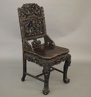 Chinese Rosewood sidechair