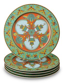 A group of Versace "Le Voyage de Marco Polo" charger plates