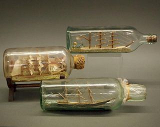 3 Ships in Bottles