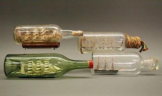 4 Ships in Bottles