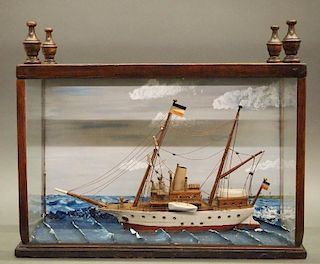 Hand-crafted ship's model