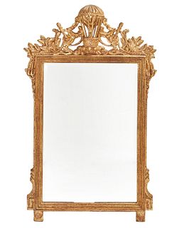 An Italian giltwood wall mirror