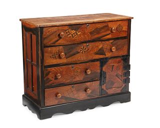 A Japanese tansu chest