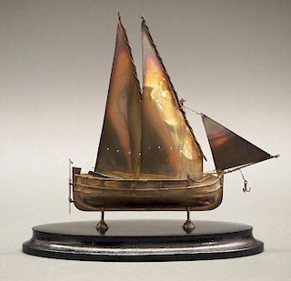Maltese Silver sailboat