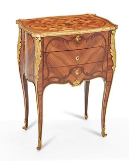 FranAois Linke (1855-1946), A small marquetry side table, 20th century