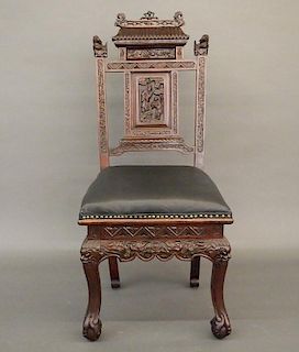Chinese Export figural chair