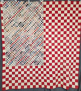 2 Vintage Quilts - Squares