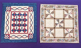 2 New Reproduction Doll Quilts