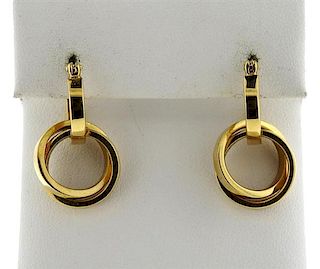 Tiffany &amp; Co Paloma Picasso 18K Gold Dangle Earrings