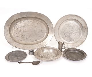 EARLY PEWTER WARE