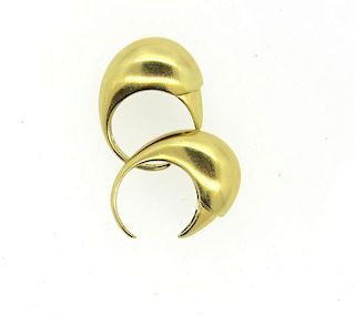 Vintage Tiffany &amp; Co 18k Gold Cuff Ring Set