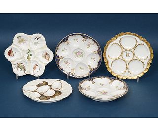 LIMOGES OYSTER PLATES
