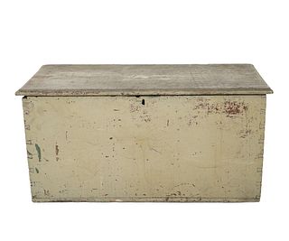 WOODEN NAVAL CHEST WITH TOOLS