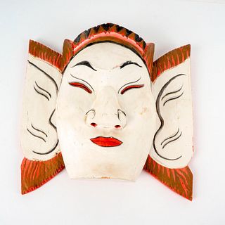 Asian Wooden Wall Mask