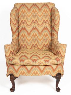 AMERICAN OR BRITISH WING-BACK EASY CHAIR