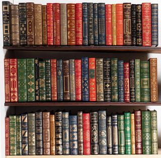 ASSORTED FRANKLIN LIBRARY 100 GREATEST MASTERPIECES AND OTHER SPECIAL EDITION VOLUMES, LOT OF +/- 69