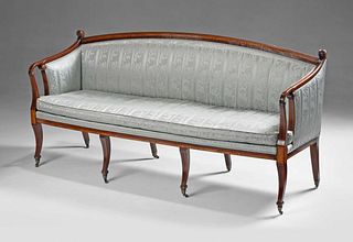 A Masterpiece Boston Federal Inlaid Mahogany Sofa