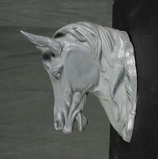 Figural Cast Iron Tack Shop Style Horse Head Bust