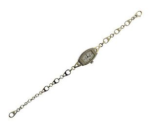 Asprey 18K Gold Chain Bracelet Lady&#39;s Watch