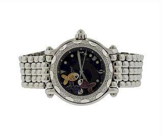 Chopard Happy Sport Sapphire Diamond Watch Ref. 8347