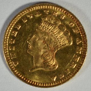 1885 $1 GOLD GEM BU