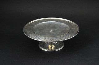 Two Tiffany Sterling Silver Cake Stands