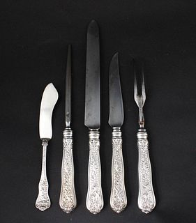 Tiffany Sterling Silver "Olympian" Serving Items