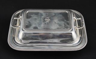 Sterling Silver Gadrooned Covered Vegetable