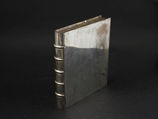 Unusual Tiffany Sterling Silver Book Form Box