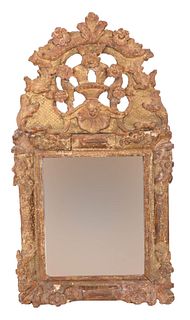 Louis XIV Giltwood Diminutive Pier Mirror