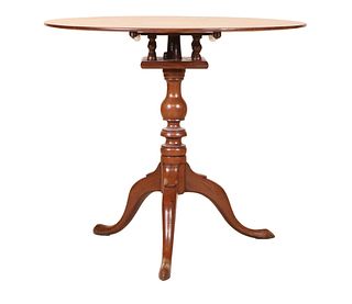 George III Mahogany Birdcage Tilt-Top Table