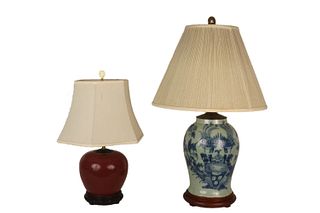 Chinese Export Porcelain Table Lamp