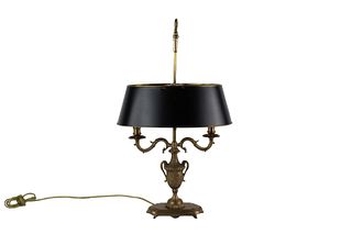 Neoclassical Style Cast-Brass Bouillotte Lamp