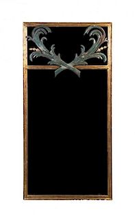 A Victorian Style Giltwood Pier Mirror, Height 62 x width 31 inches.