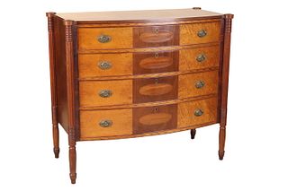 Federal Elaborately Inlaid Chest of Drawers