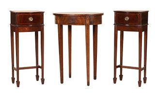 Federal Style Inlaid Mahogany Occasional Table
