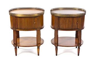 A Pair of Louis XVI Style Occasional Tables, Height 25 x width 20 x depth 15 1/2 inches.