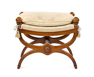 A Directoire Style Tabouret, Width 22 inches.