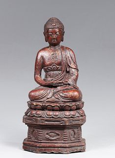 Vintage Korean Bronze Buddha Figure
