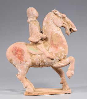 Chinese Ceramic Horse and Rider