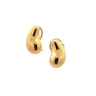 Tiffany & Co. Vintage Large Tea-drop Earrings in 18k gold