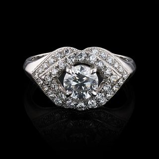 Diamond Platinum Ring