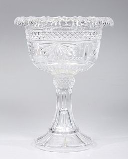 Large Shannon Crystal Footed Ice Bucket